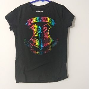 Hogwarts short sleeve T-shirt rainbow girls size 7